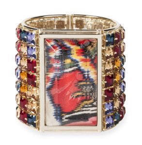 Jewelled cuff with painted panel, Armani Privé F/W 2013 look book