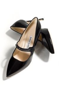 Black patent Mary Jane pumps, Harper's Bazaar editorial 2012