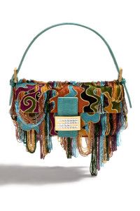 Embroidered beaded baguette bag, Harper's Bazaar editorial 2012