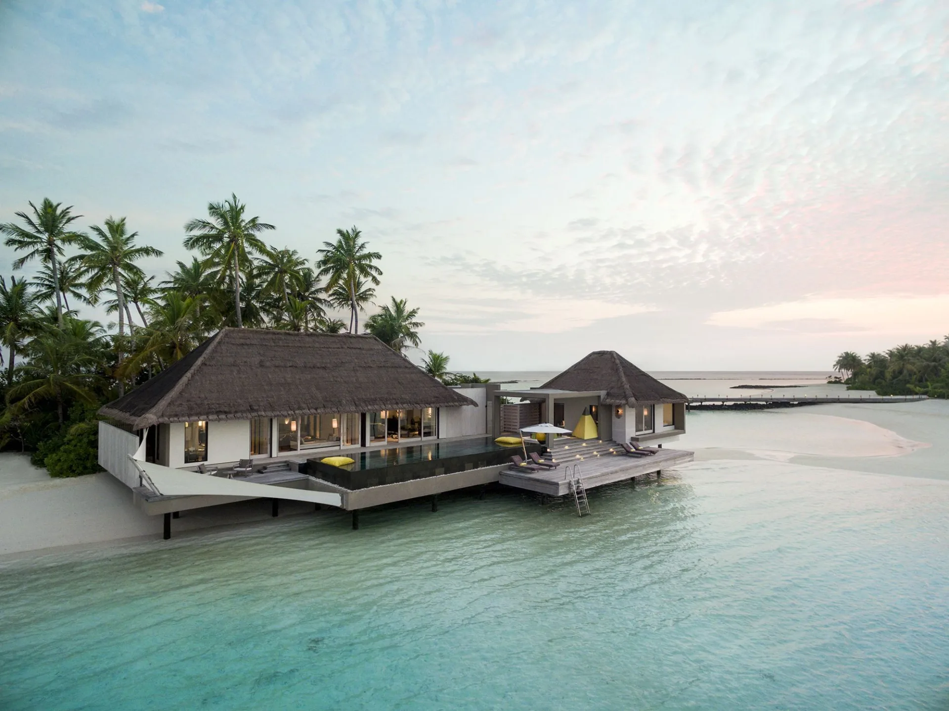 Garden Water Villa over the lagoon, Cheval Blanc Randheli, Maldives